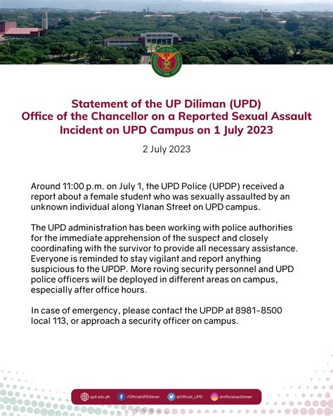 up diliman sex scandal|UP reports sexual assault at Diliman campus .